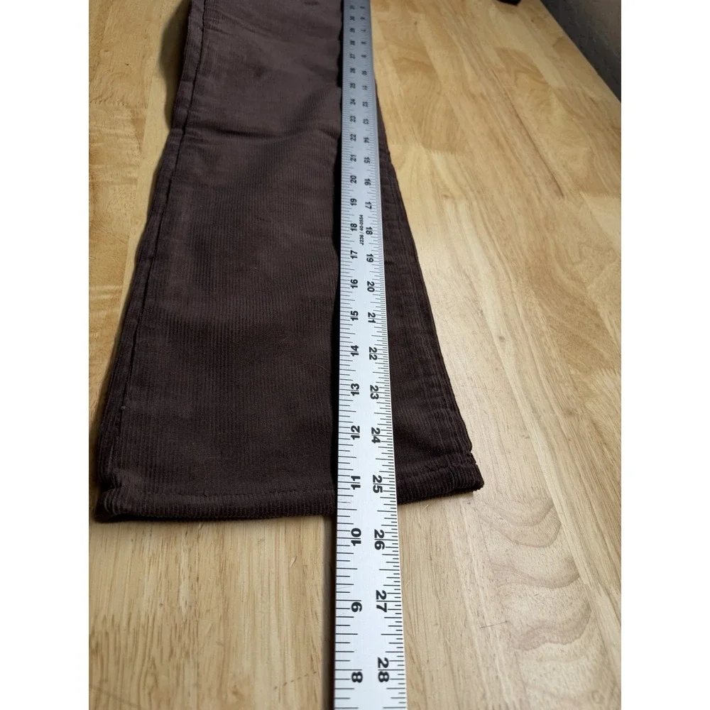 Vintage 80s Levi's Corduroy Saddleman Boot Cut Jeans Junior Size 10 Slim 23X25.5